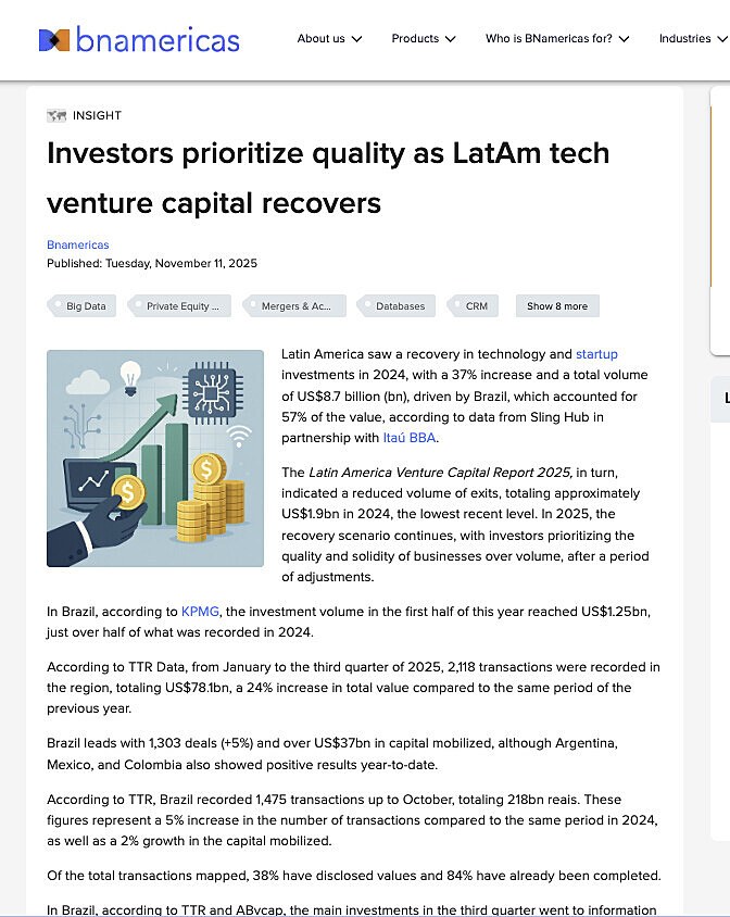 Investors prioritize quality as LatAm tech venture capital recovers
